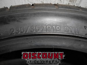 Used 235/35 19 NITTO NT555 EXT TIRES 35R R19  